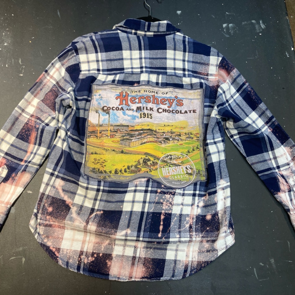 Bleached flannel. Old navy XS